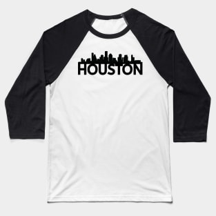 Houston Skyline Baseball T-Shirt